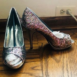 Rampage Shoes - BRAND NEW Multicolored Sequin Heels Rampage Shoes - BRAND NEW Multicolored Sequin Heels